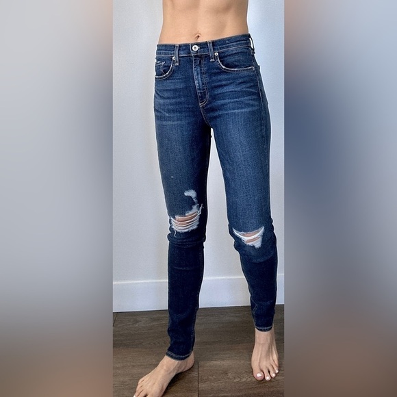 Rag & bone Intermix exclusive high rise skinny size 27 - Picture 2 of 9